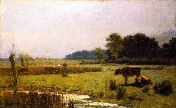 Edward Arthur Walton A Surrey Meadow, Morning