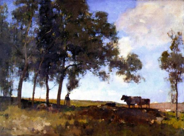 Autumn Sunshine by Edward Arthur Walton