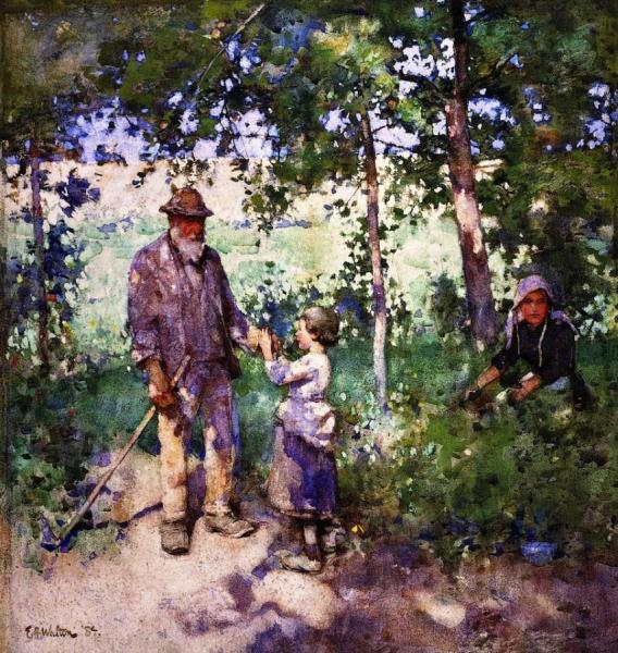 Edward Arthur Walton Grandfather's Garden