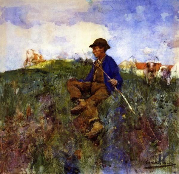 Edward Arthur Walton The Herd Boy