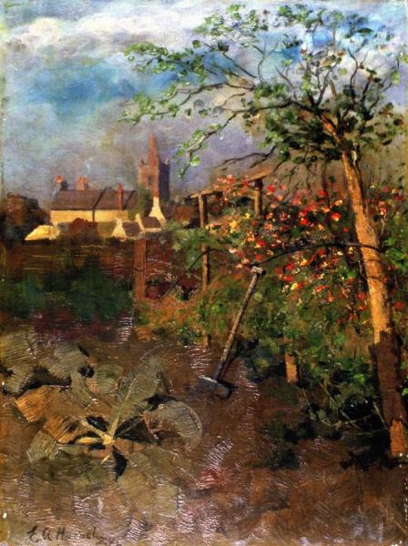 In Mine Own Back Garden by Edward Atkinson Hornel