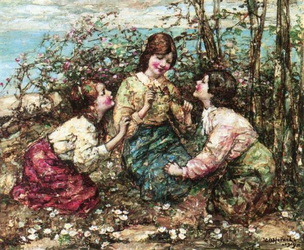 The Butterfly by Edward Atkinson Hornel