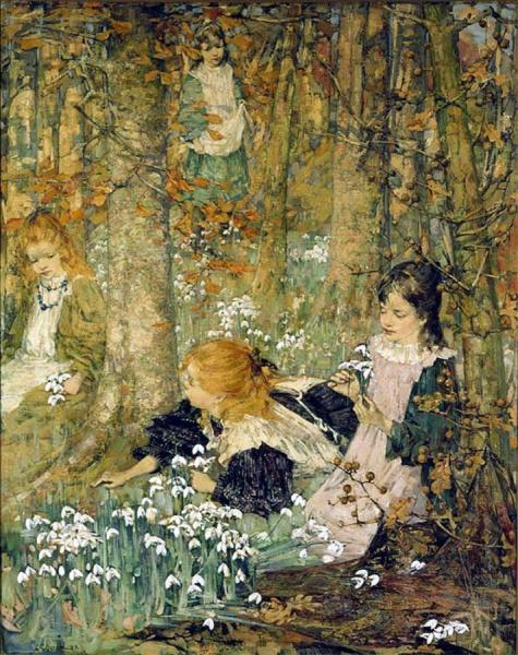 The Coming Of Spring by Edward Atkinson Hornel