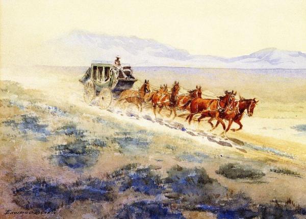 The Concord Coach by Edward Borein