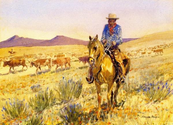 Trail Boss by Edward Borein Oil Painting Reproductions