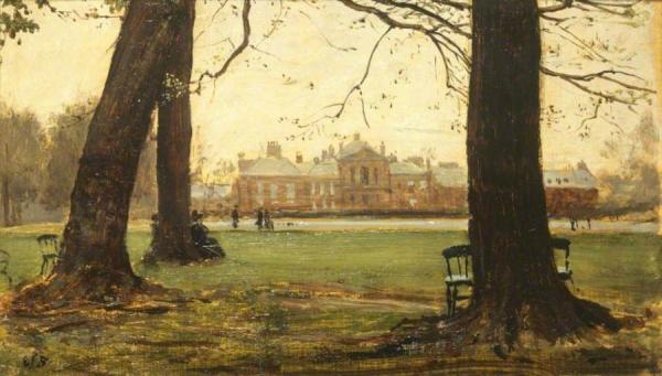 Kensington Palace, London by Edward Frederick Brewtnall
