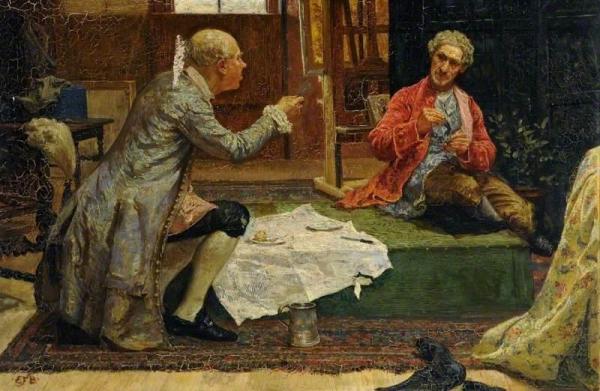 The Model's Luncheon by Edward Frederick Brewtnall
