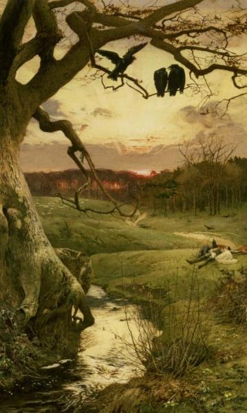 Three Ravens by Edward Frederick Brewtnall