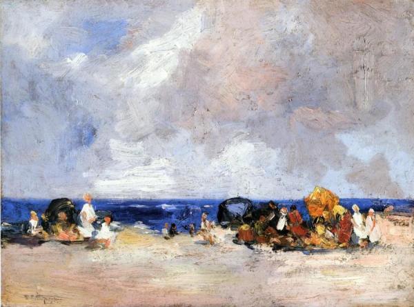 A Day At The Beach by Edward Henry Potthast