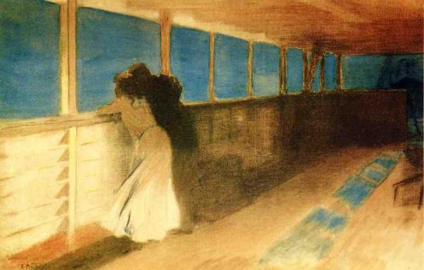 A Romantic Interlude by Edward Henry Potthast