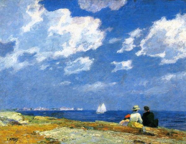 Along The Shore by Edward Henry Potthast