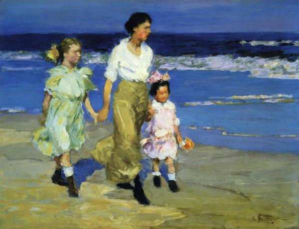 Along The Shore by Edward Henry Potthast