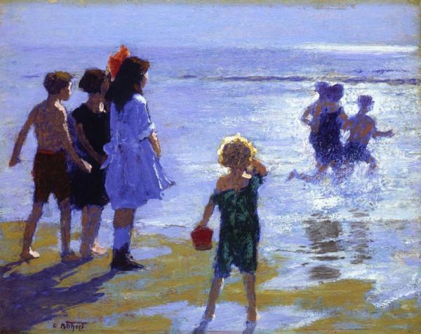 At Low Tide by Edward Henry Potthast