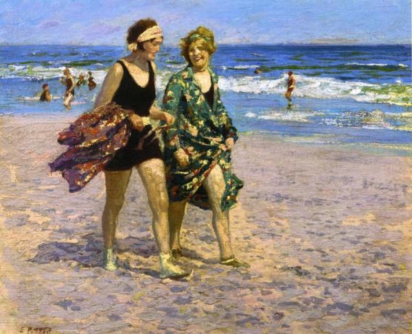 Blonde And Brunette by Edward Henry Potthast