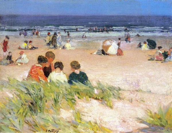 By The Shore by Edward Henry Potthast