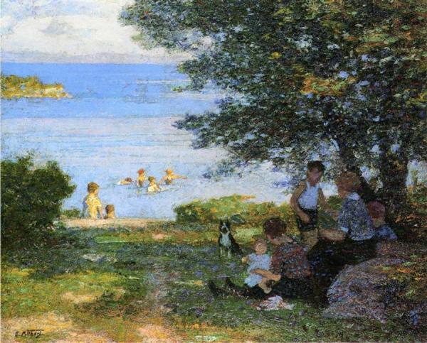 By The Water by Edward Henry Potthast