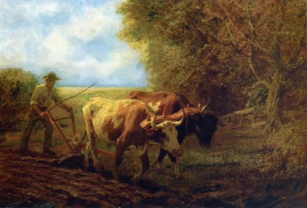 Fall Plowing by Edward Henry Potthast