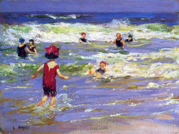 Little Sea Bather by Edward Henry Potthast