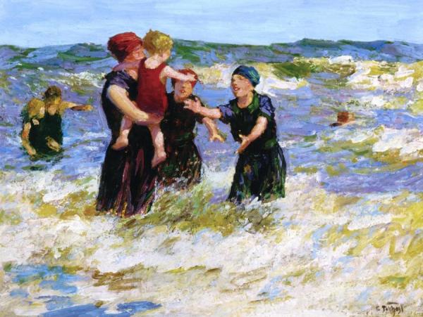 Making Friends by Edward Henry Potthast