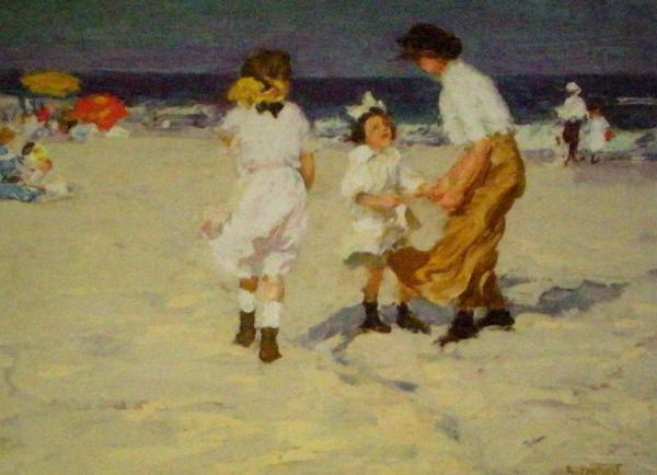 Ocean Breezes by Edward Henry Potthast