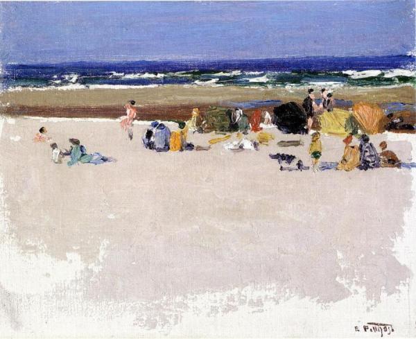 On The Beach by Edward Henry Potthast