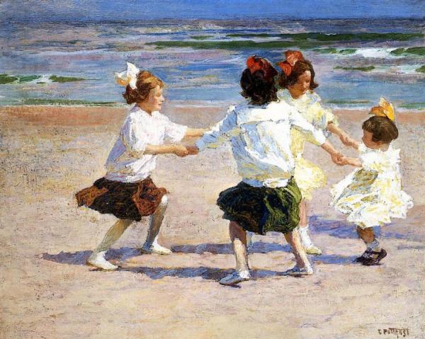 Ring Around The Rosy by Edward Henry Potthast