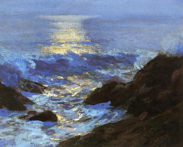 Seascape Moonlight by Edward Henry Potthast