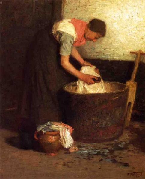 The Washerwoman by Edward Henry Potthast