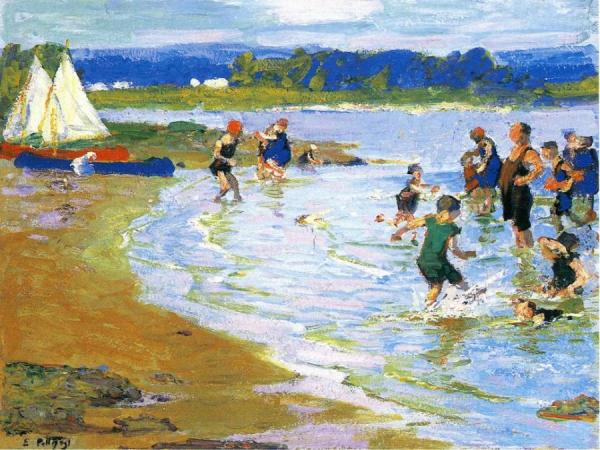 The White Sails by Edward Henry Potthast