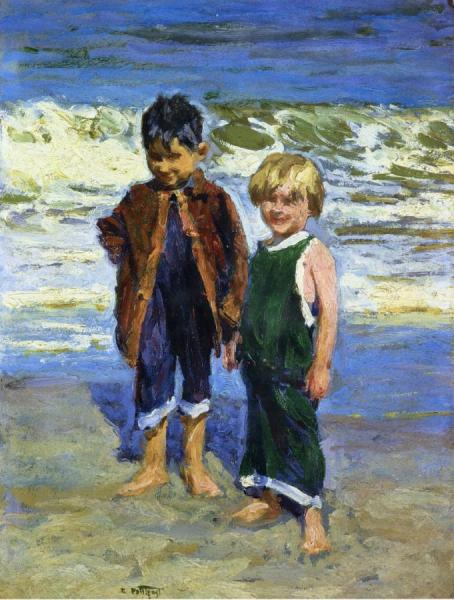 Two Boys by Edward Henry Potthast