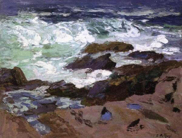 Wild Surf, Ogunquit, Maine by Edward Henry Potthast