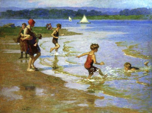Young Bathers by Edward Henry Potthast