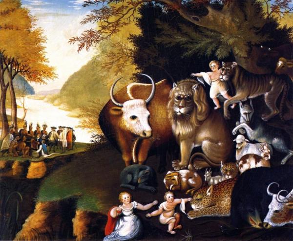 Peaceable Kingdom by Edward Hicks