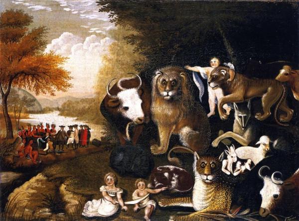 Peaceable Kingdom by Edward Hicks