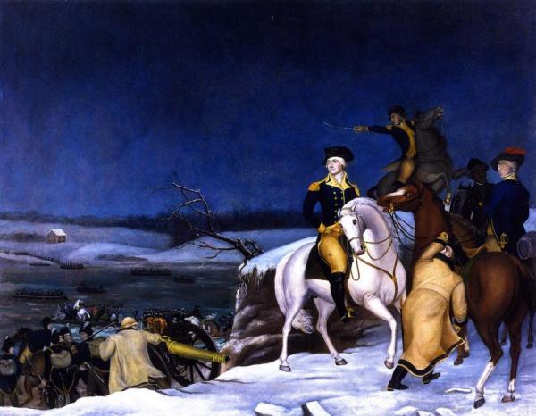 Washington At The Delaware by Edward Hicks