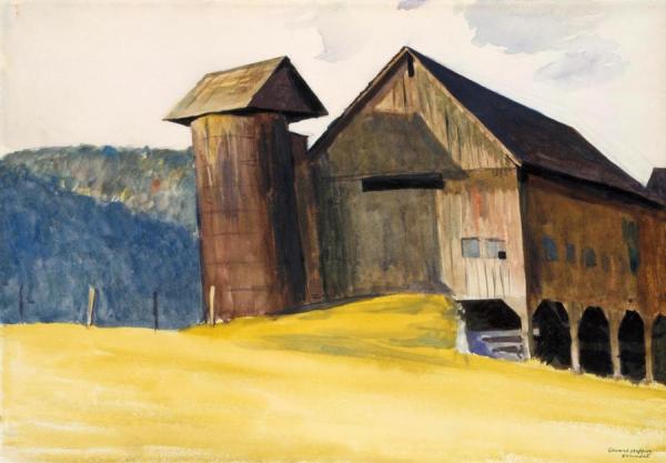 Edward Hopper Barn And Silo, Vermont