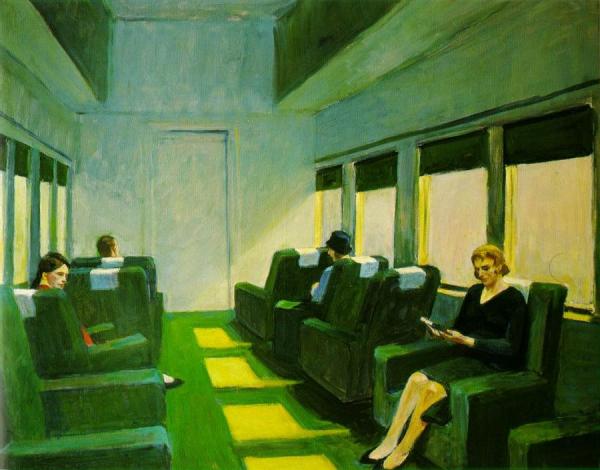 Chair-car by Edward Hopper