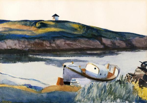 Coast Guard Cove by Edward Hopper