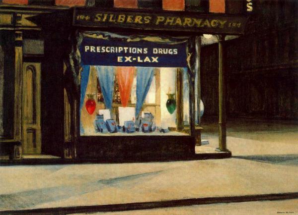 Drug Store by Edward Hopper