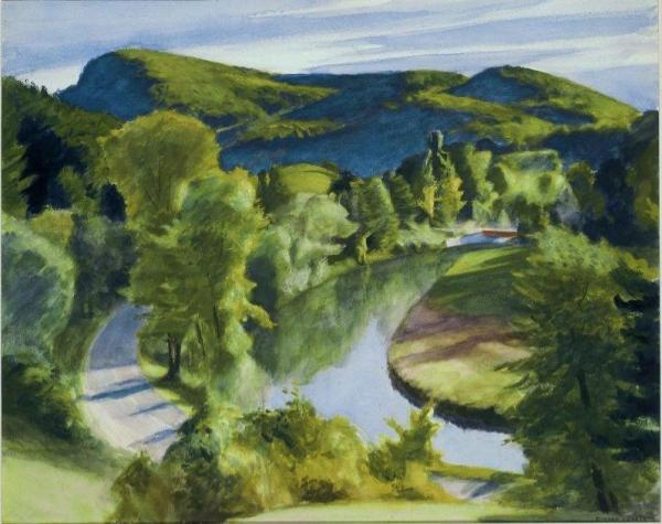 First Branch Of The White River, Vermont by Edward Hopper