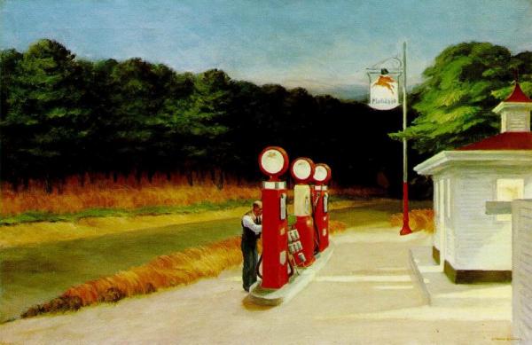 Gas by Edward Hopper
