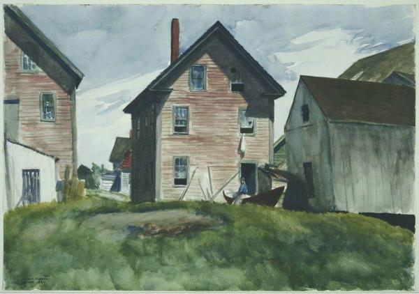 Gloucester Mansion by Edward Hopper