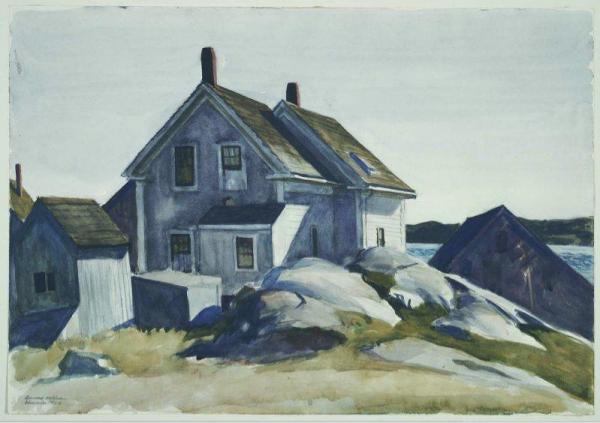 House At The Fort, Gloucester by Edward Hopper