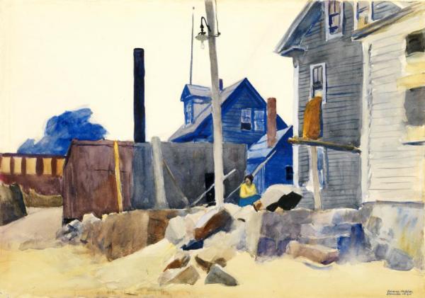 House On The Shore by Edward Hopper Oil Painting Reproductions