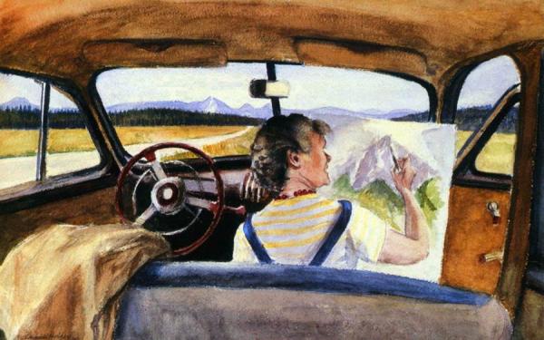 Jo In Wyoming by Edward Hopper