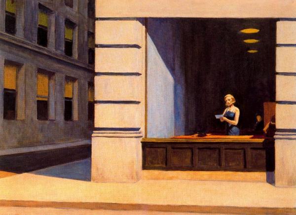 New York Office by Edward Hopper