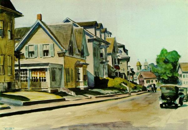 Prospect Street, Gloucester by Edward Hopper