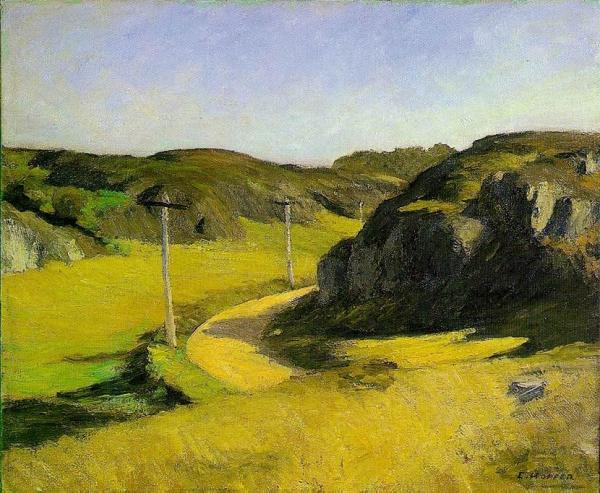Road In Maine by Edward Hopper