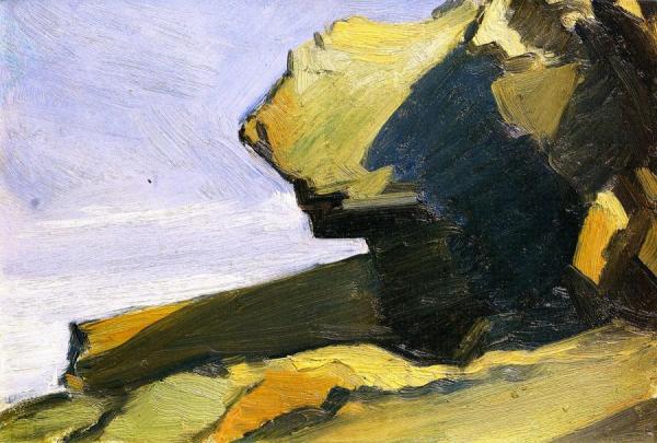 Rocky Projection At The Sea by Edward Hopper