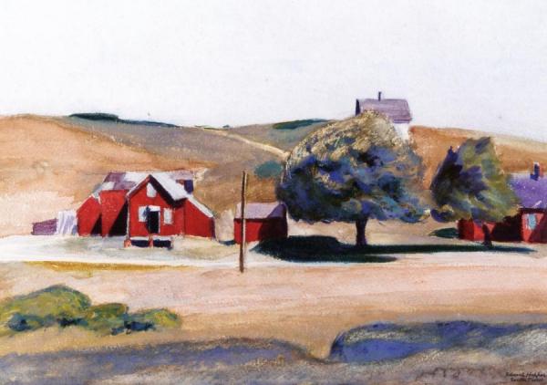 South Truro Post Office by Edward Hopper
